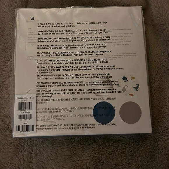 Little Unicorn Cotton Muslin Squares Dinosaur - Picture 2 of 4